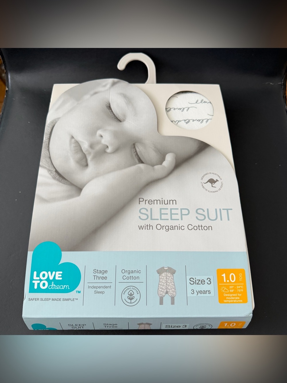 Love to Dream Premium Sleep Suit with Organic Cotton Size 3 Years